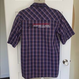 Shady Eminem Limited Edition Plaid Shirt M Future classic Built Tuff Embroidery